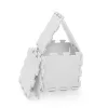 Zopa 9 db-os Puzzle habszőnyeg 30x30 cm - Ivory Beige