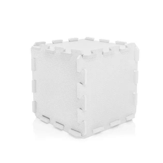 Zopa 9 db-os Puzzle habszőnyeg 30x30 cm - Ivory Beige