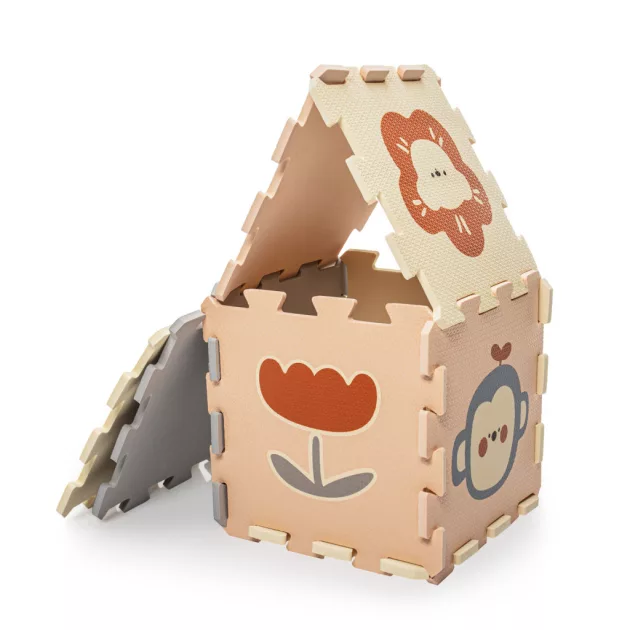 Zopa 9 db-os Puzzle habszőnyeg 30x30 cm - Logic