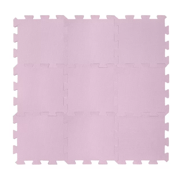Zopa 9 db-os Puzzle habszőnyeg 30x30 cm - Sugar Pink