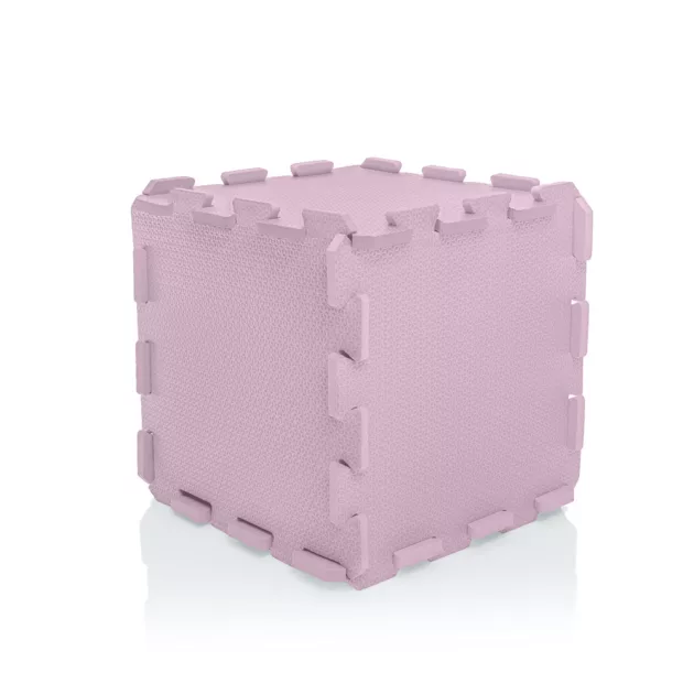 Zopa 9 db-os Puzzle habszőnyeg 30x30 cm - Sugar Pink