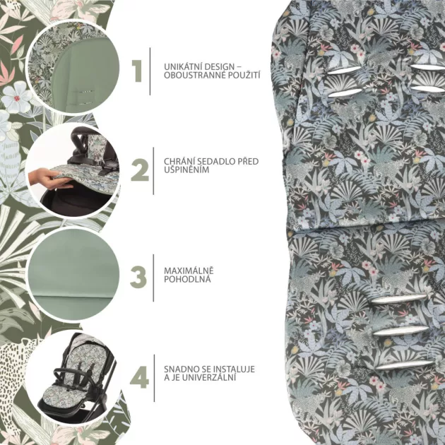 Zopa Babakocsi szőnyeg Easy - Madagaskar Green