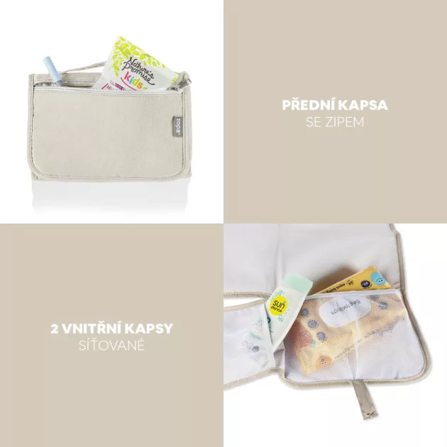 Zopa Utazó pelenkázó alátét - Ivory beige