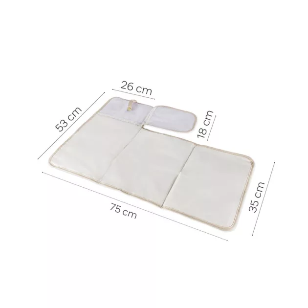 Zopa Utazó pelenkázó alátét - Ivory beige