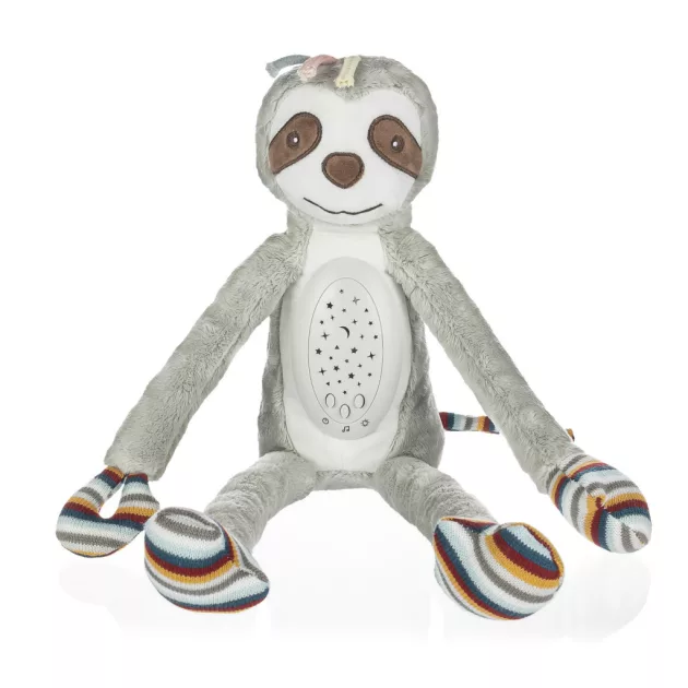 Zopa Plüss alvójáték égbolt projektorral és dallamokkal - Raccoon