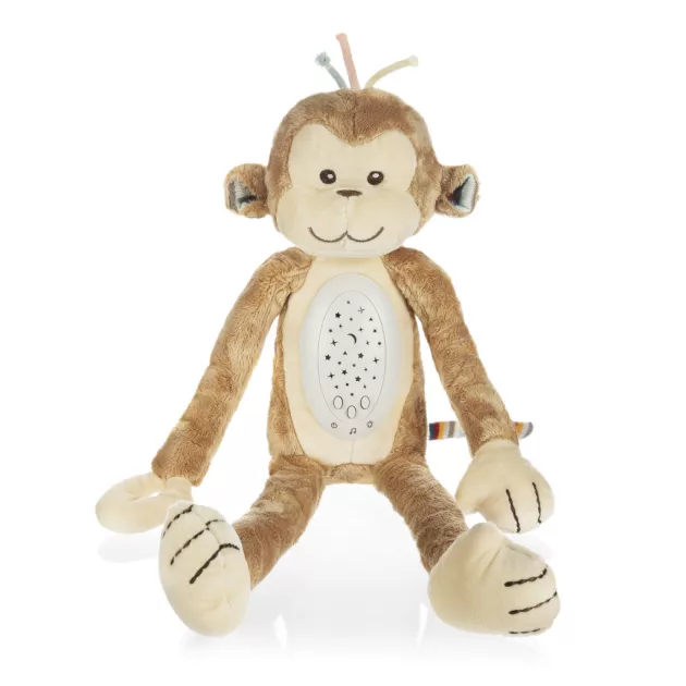 Zopa Plüss alvójáték égbolt projektorral és dallamokkal - Monkey