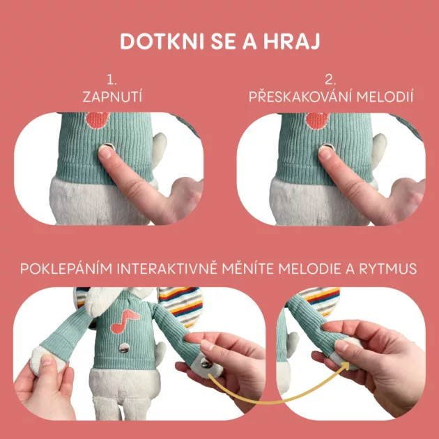 Zopa Plüss interaktív társ - Elephant