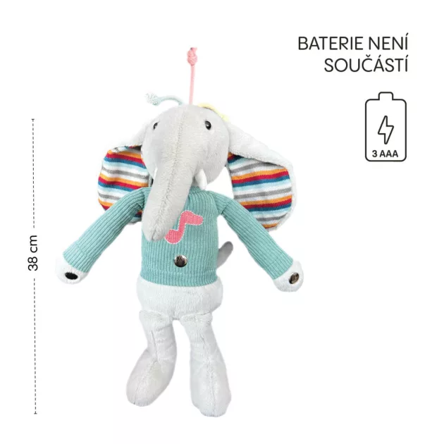 Zopa Plüss interaktív társ - Elephant