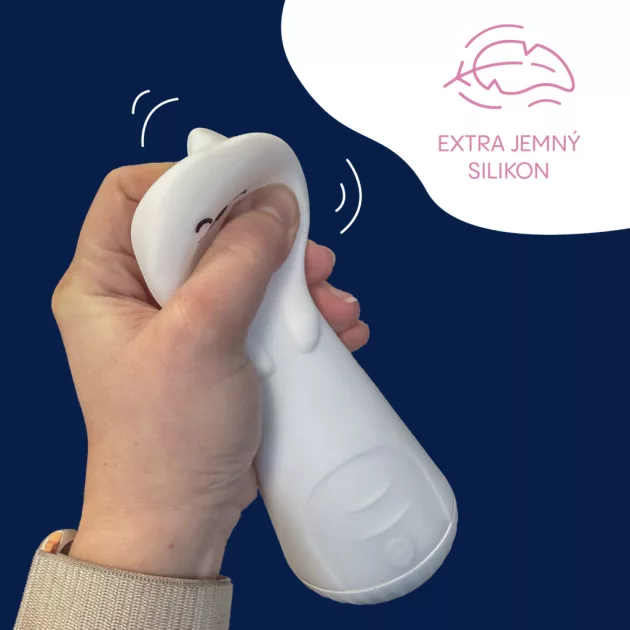 Zopa Szilikon LED éjszakai fény zseblámpa funkcióval - Dino