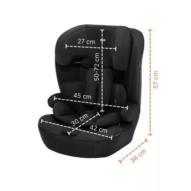 Zopa Alfa R129 gyerekülés - Black