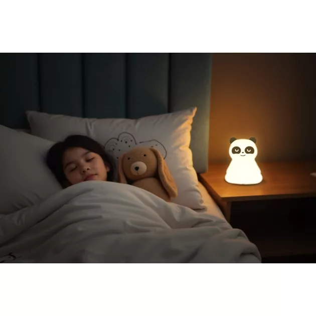 Zopa Szilikon LED Lámpa M-es méret - Panda