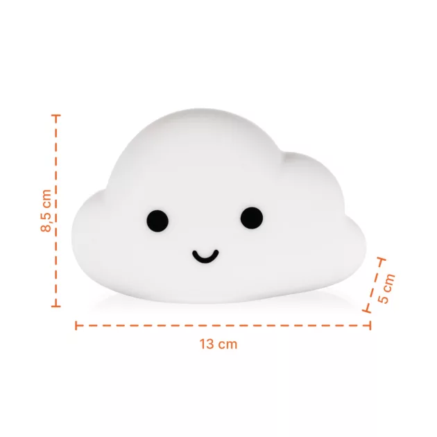 Zopa Szilikon falra szerelhető éjjeli lámpa - Cloud