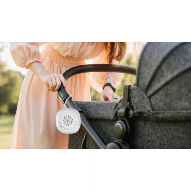 Zopa Prémium hordozható alvásmodul LED-fénnyel, fehér zajjal és hangokkal - White
