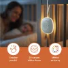 Zopa Prémium hordozható alvásmodul LED-fénnyel, fehér zajjal és hangokkal - White