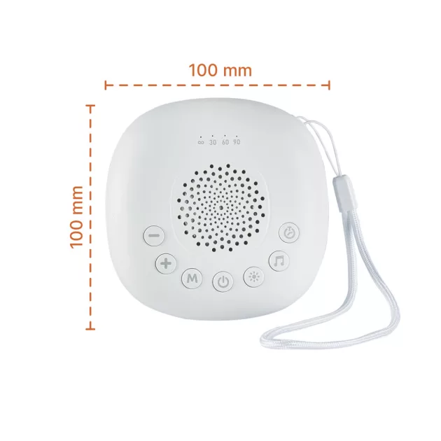 Zopa Prémium hordozható alvásmodul LED-fénnyel, fehér zajjal és hangokkal - White