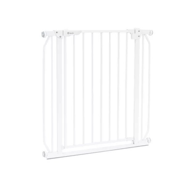 Lionelo Truus Slim biztonsági ajtórács - White (75-105 cm) 2 db toldóval!