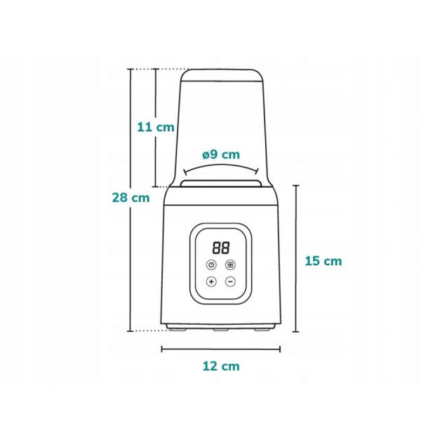 Lionelo Thermup 5in1 cumisüveg melegítő és sterilizáló - White