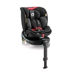   Lionelo Navy I-Size 360° forgatható ISOFIX gyermekülés 40-150cm - Black Red