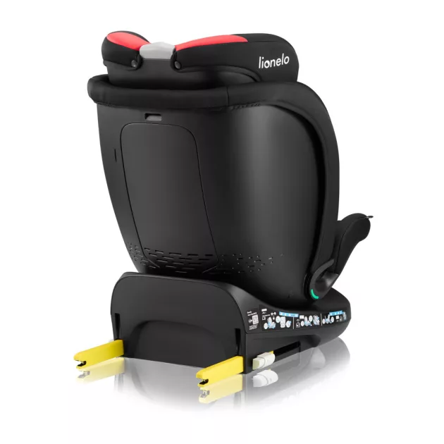 Lionelo Navy I-Size 360° forgatható ISOFIX gyermekülés 40-150cm - Black Red