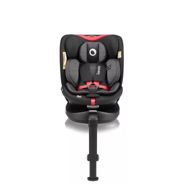 Lionelo Navy I-Size 360° forgatható ISOFIX gyermekülés 40-150cm - Black Red