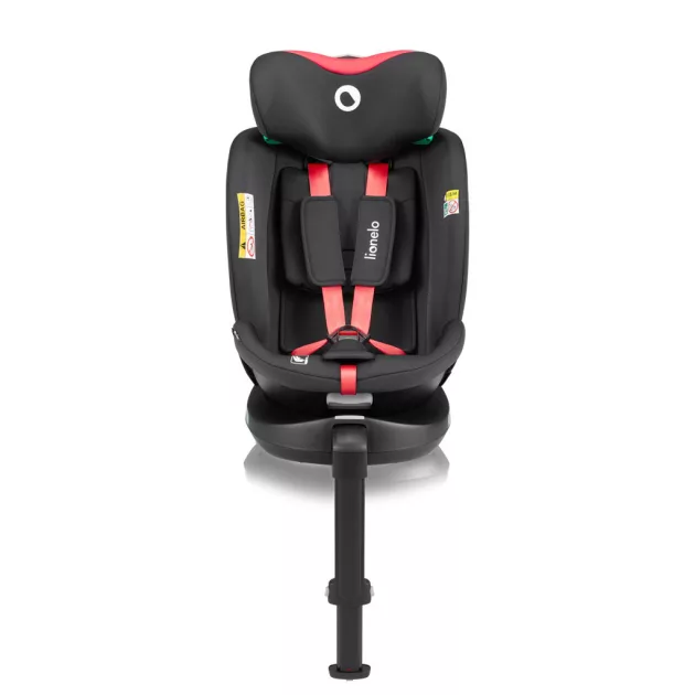 Lionelo Navy I-Size 360° forgatható ISOFIX gyermekülés 40-150cm - Black Red