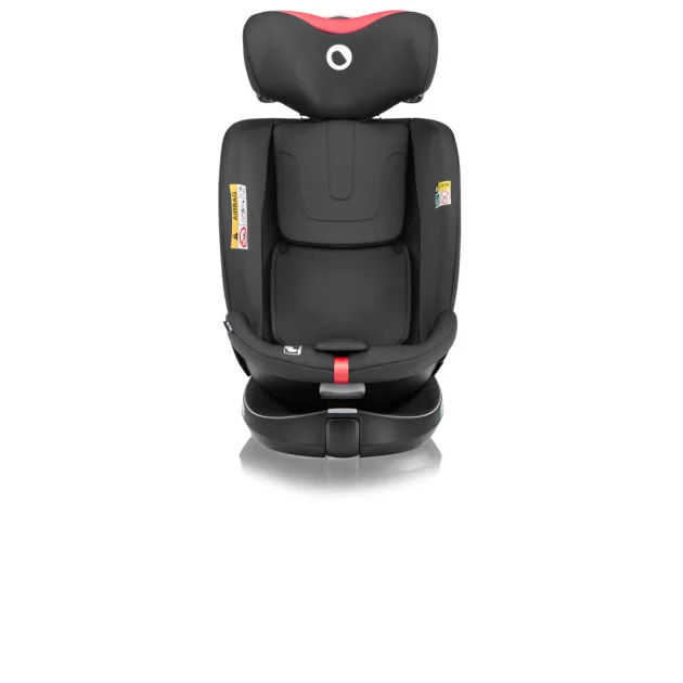 Lionelo Navy I-Size 360° forgatható ISOFIX gyermekülés 40-150cm - Black Red