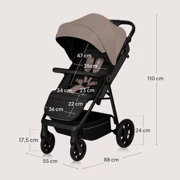 Lionelo Mira sport babakocsi - Beige Sand