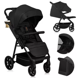 Lionelo Mira sport babakocsi - Black Onyx