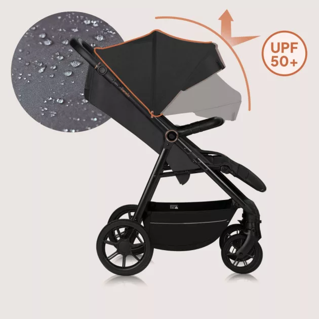 Lionelo Mira sport babakocsi - Black Onyx