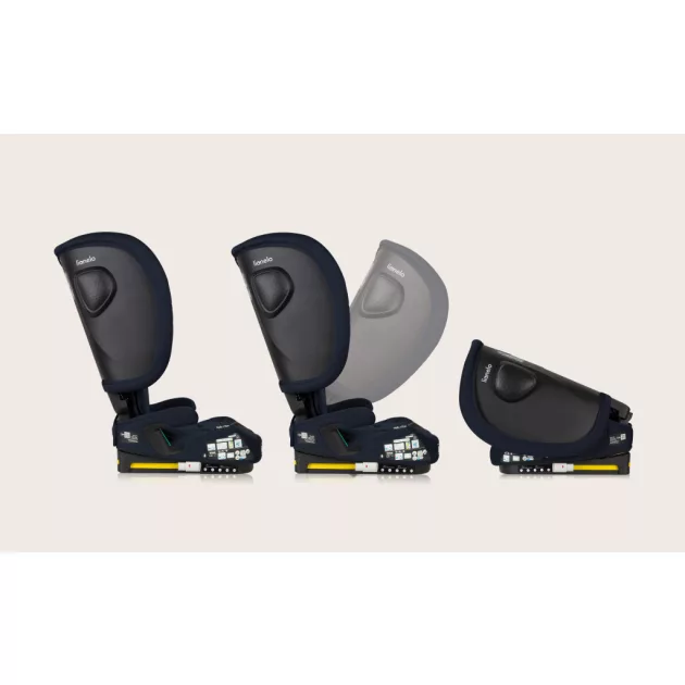 Lionelo Nelly I-Size ISOFIX összecsukható gyermekülés (76-150cm) - Blue Navy