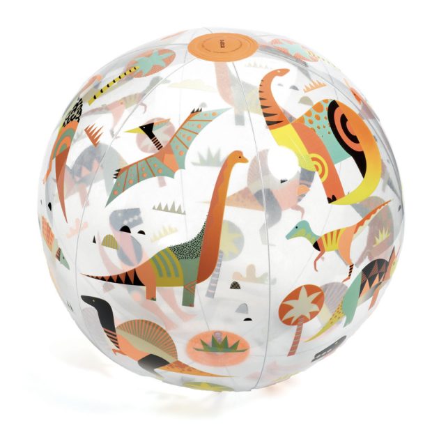 Djeco Felfújható labda, ∅ 35 cm - Dínós labda - Dino ball