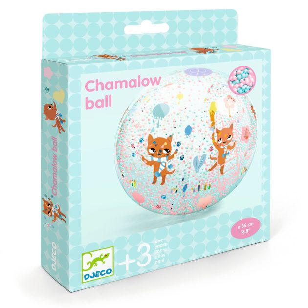 Djeco Felfújható labda, Ø 35 cm - Cicatappancs - Ballon gonflable Chamalow