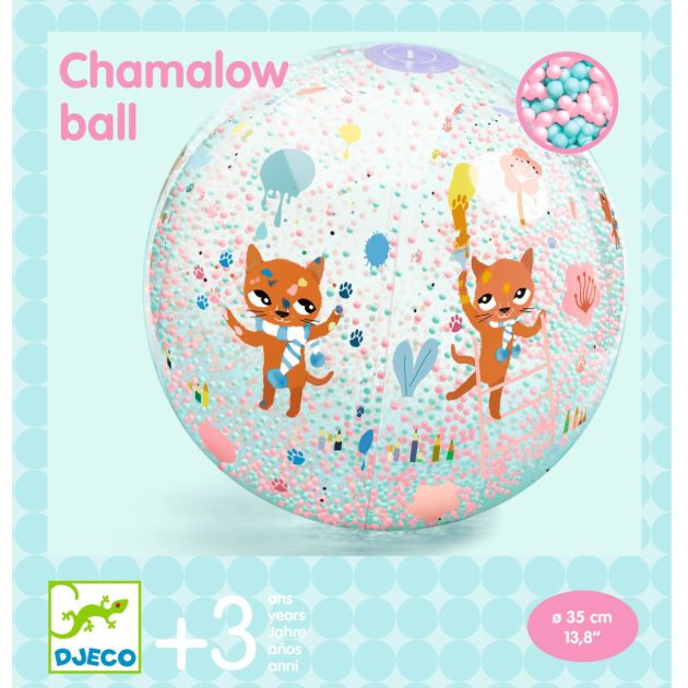 Djeco Felfújható labda, Ø 35 cm - Cicatappancs - Ballon gonflable Chamalow