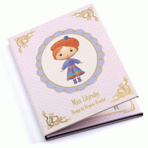 Djeco Tinyly - Miss Lilypink - Stickers removable