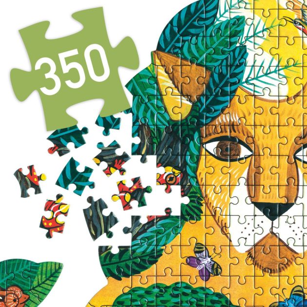 Djeco Művész puzzle - Oroszlán, 350 db-os - Lion