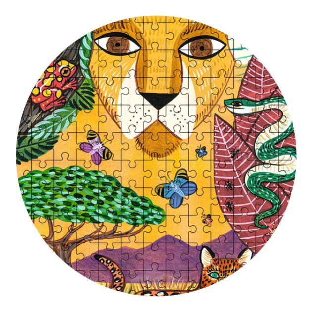 Djeco Művész puzzle - Oroszlán, 350 db-os - Lion