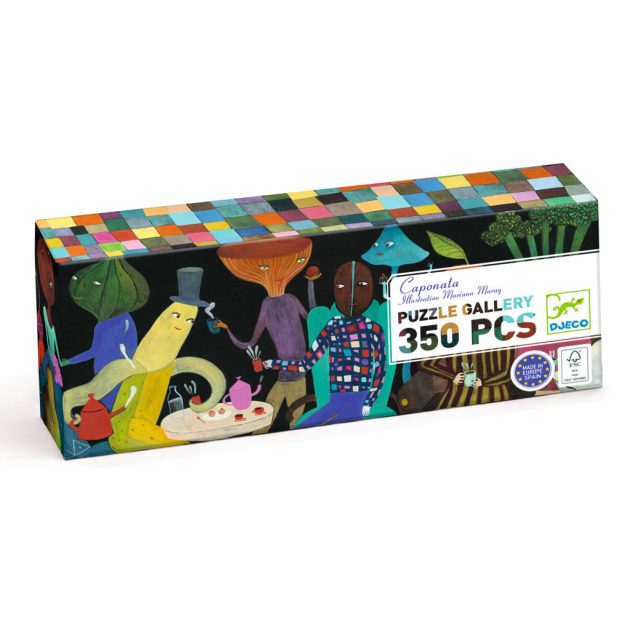 Djeco Művész puzzle - Padlizsán lecsó, 350 db-os - Caponata