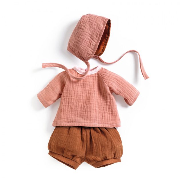Djeco Játékbaba ruha - Mandarin színes - Mandarine