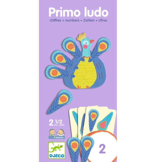 Djeco: Eduludo Primo Ludo - Négyig - 1,2,3,4