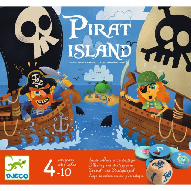 Djeco Társasjáték - Kalózok hajója - Pirat Island