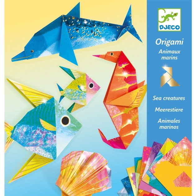 Djeco Origami - Tengeri élőlények - Sea creatures