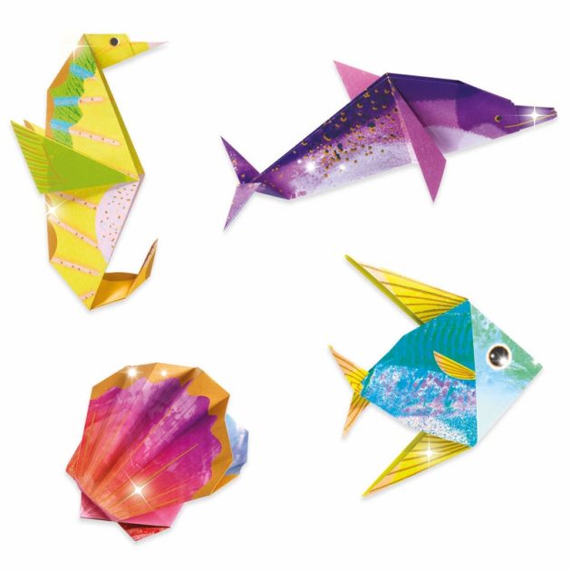 Djeco Origami - Tengeri élőlények - Sea creatures