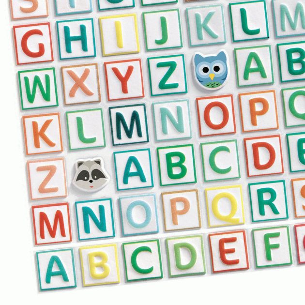 Djeco Matricák - Betűk - Alphabet stickers