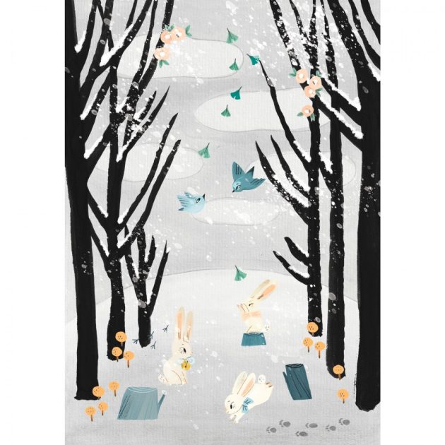 Djeco Művészeti műhely - Festés, Az utolsó havazás - Lost snowfall
