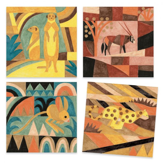 Djeco Művészeti műhely - Sivatag - Inspired by Paul Klee - Desert