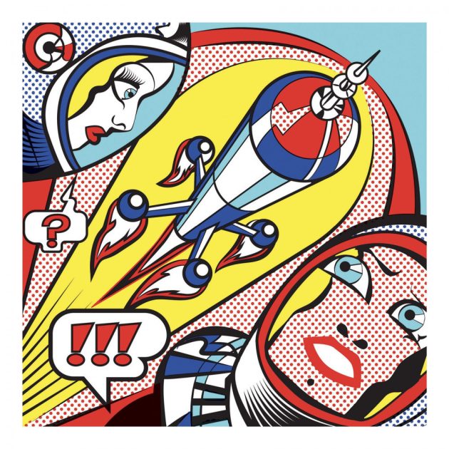 Djeco Művészeti műhely - Szuperhősök -  Inspired by Roy Lichtenstein - Superheroes