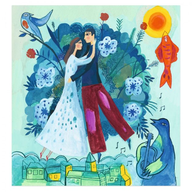 Djeco Művészeti műhely - Álomban - Inspired by Marc Chagall - In a dream