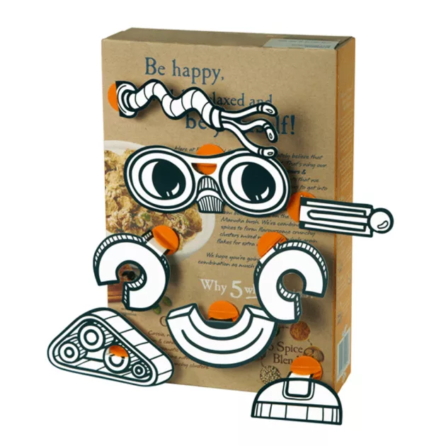 Makedo BoxProps Arcok Robotok - Robots