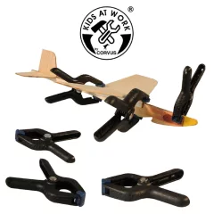 Kids at Work Mini szorító csipesz szett - 2 x 3 db