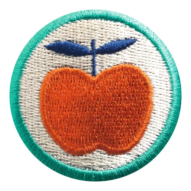 Djeco Baseball sapka Hímzett Alma mintás - Red apple